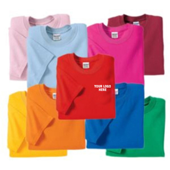 50/50 or 100% cotton T-shirts