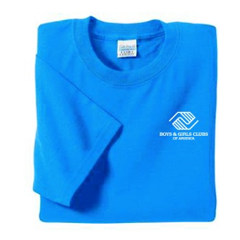 50/50 or 100% cotton T-shirts