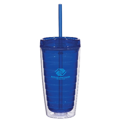 16 Oz. Double Wall Tumbler With Lid